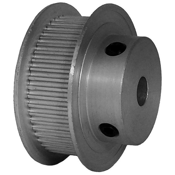 50-2P09-6FA3, Timing Pulley, Aluminum, Clear Anodized,